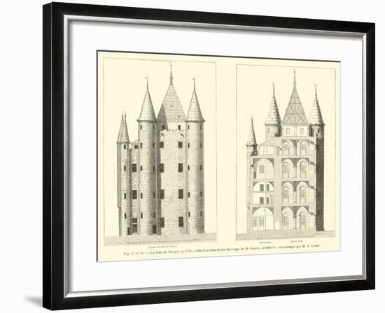 La Tour Du Temple En 1793-null-Framed Giclee Print
