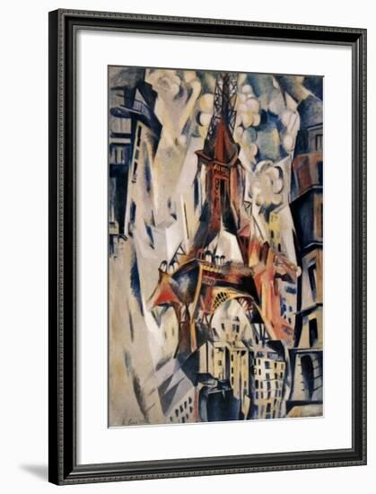 La Tour Eifel, 1910-Robert Delaunay-Framed Art Print