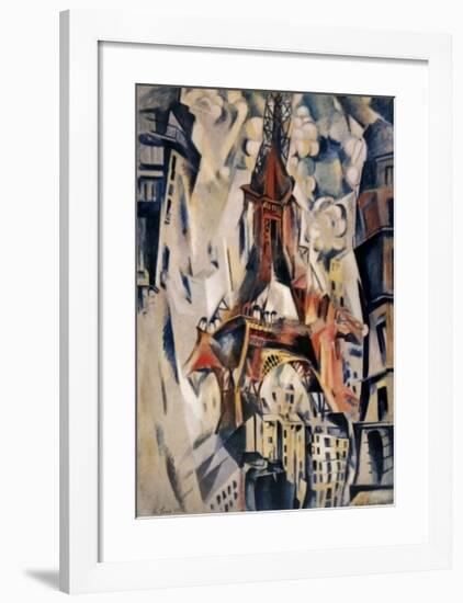 La Tour Eifel, 1910-Robert Delaunay-Framed Art Print