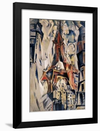 La Tour Eifel, 1910-Robert Delaunay-Framed Art Print