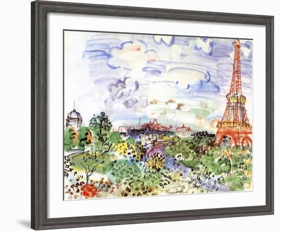 La Tour Eiffel, c.1935-Raoul Dufy-Framed Art Print