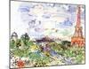 La Tour Eiffel, c.1935-Raoul Dufy-Mounted Art Print