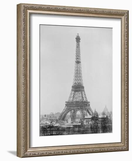 La Tour Eiffel quasiment achevée-Louis-Emile Durandelle-Framed Giclee Print