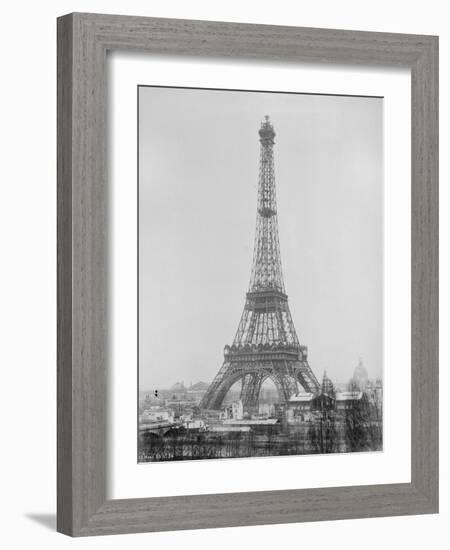 La Tour Eiffel quasiment achevée-Louis-Emile Durandelle-Framed Giclee Print