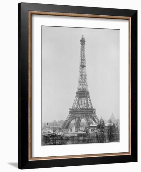 La Tour Eiffel quasiment achevée-Louis-Emile Durandelle-Framed Giclee Print