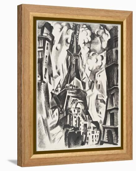 La Tour Eiffel-Robert Delaunay-Framed Premier Image Canvas