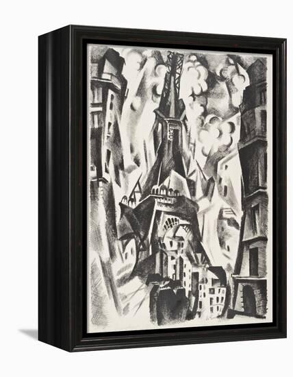 La Tour Eiffel-Robert Delaunay-Framed Premier Image Canvas