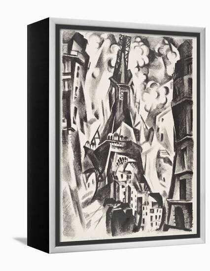 La Tour Eiffel-Robert Delaunay-Framed Premier Image Canvas