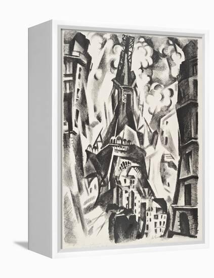 La Tour Eiffel-Robert Delaunay-Framed Premier Image Canvas