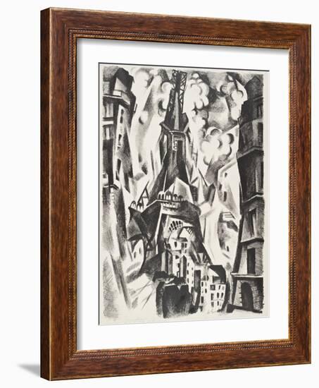 La Tour Eiffel-Robert Delaunay-Framed Giclee Print