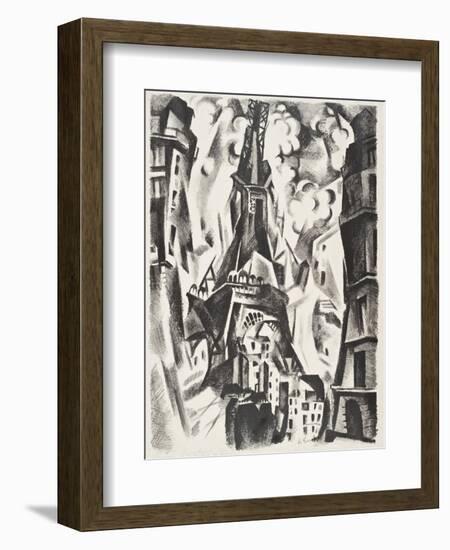 La Tour Eiffel-Robert Delaunay-Framed Giclee Print