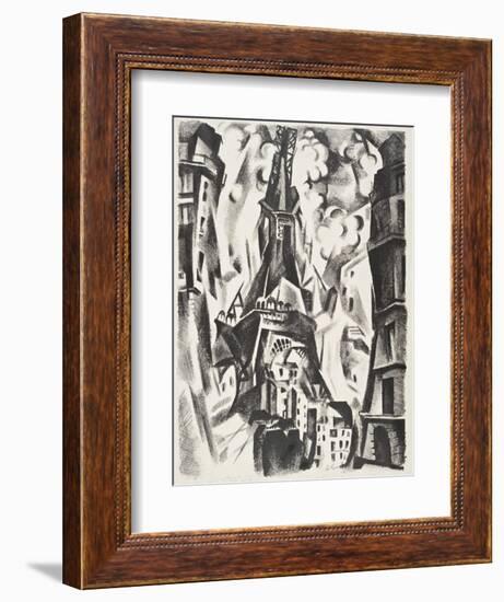 La Tour Eiffel-Robert Delaunay-Framed Giclee Print