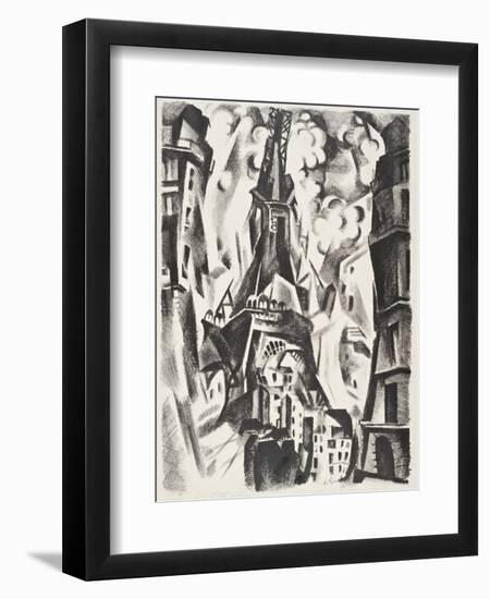 La Tour Eiffel-Robert Delaunay-Framed Giclee Print