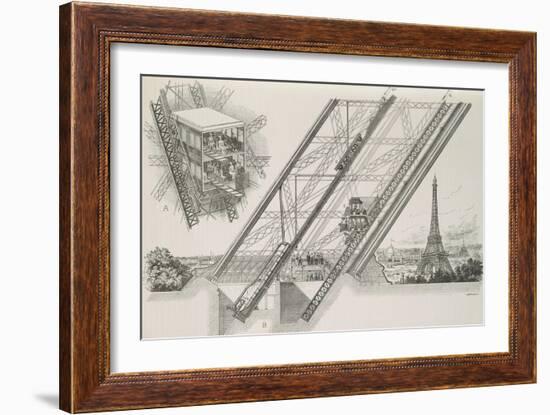 La Tour Eiffel-Vintage Apple Collection-Framed Giclee Print