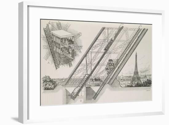 La Tour Eiffel-Vintage Apple Collection-Framed Giclee Print