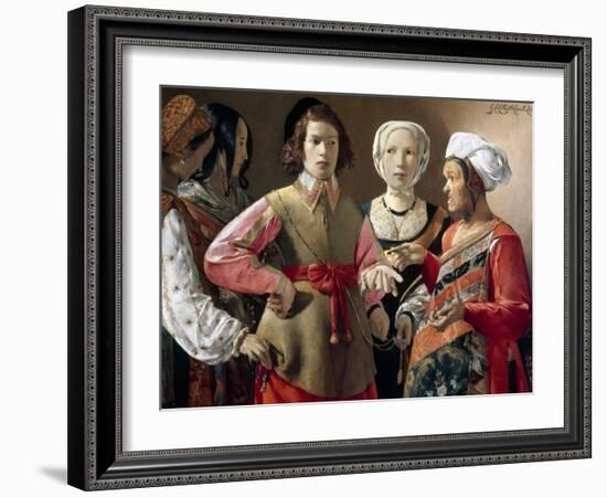 La Tour: Fortune Teller-Georges de La Tour-Framed Giclee Print