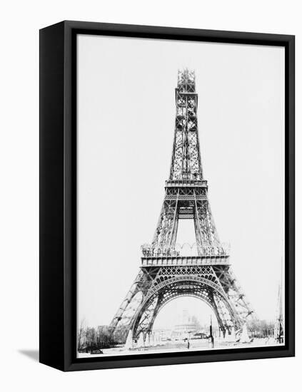 La Tour jusqu'à la plateforme intermédiaire entre le 2e et le 3e étage-Louis-Emile Durandelle-Framed Premier Image Canvas