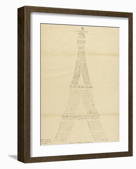 La Tour patriotique-null-Framed Giclee Print