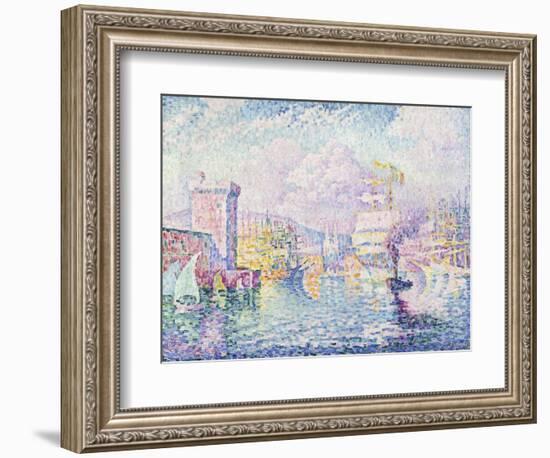 La Tour Rose, Marseille-Paul Signac-Framed Giclee Print