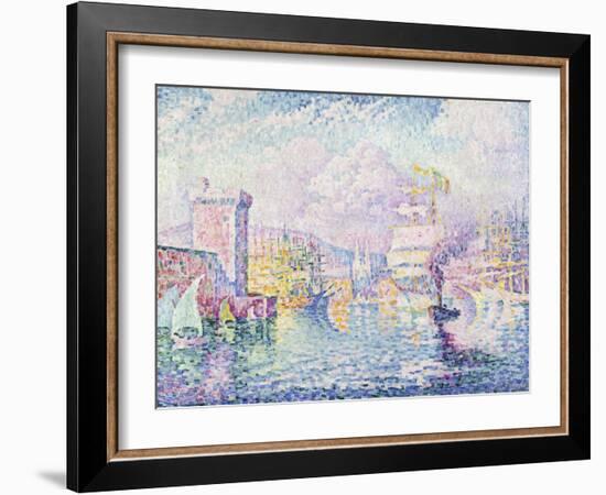 La Tour Rose, Marseille-Paul Signac-Framed Giclee Print