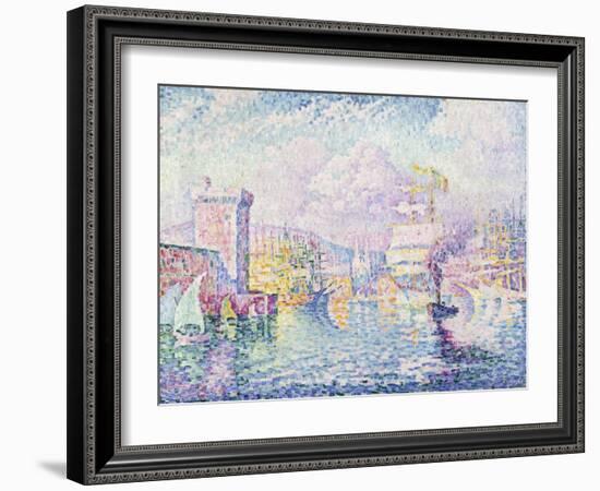 La Tour Rose, Marseille-Paul Signac-Framed Giclee Print