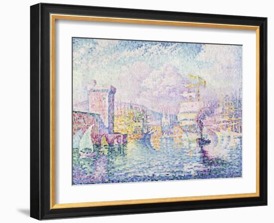 La Tour Rose, Marseille-Paul Signac-Framed Giclee Print