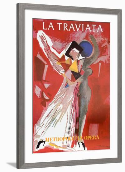 La Traviatta (Metropolitan Opera)-Marino Marini-Framed Collectable Print