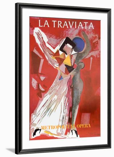 La Traviatta (Metropolitan Opera)-Marino Marini-Framed Collectable Print