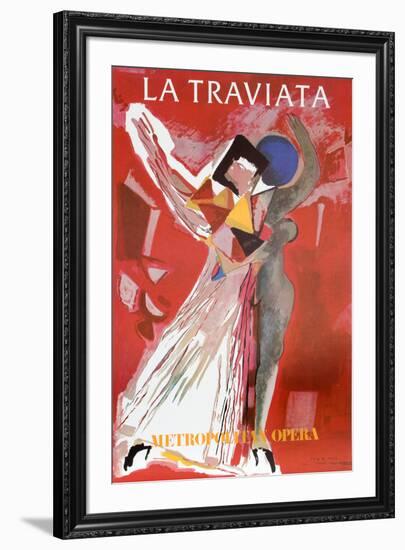 La Traviatta (Metropolitan Opera)-Marino Marini-Framed Collectable Print