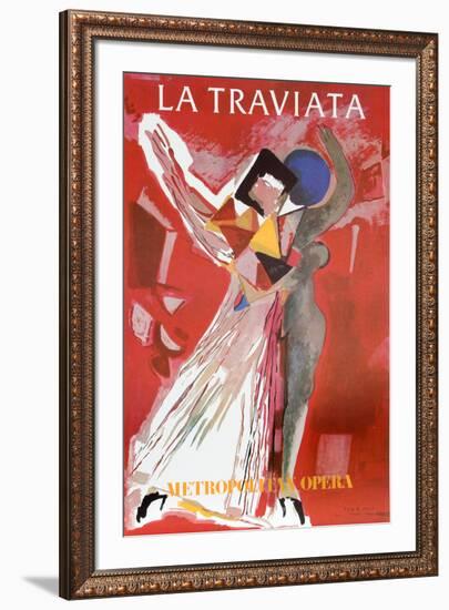 La Traviatta (Metropolitan Opera)-Marino Marini-Framed Collectable Print