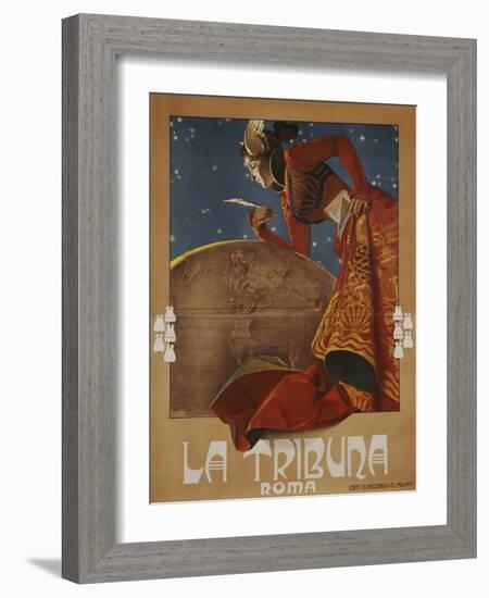 La Tribuna Roma Poster-Giovanni Maria Mataloni-Framed Giclee Print