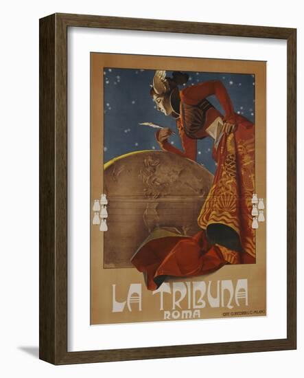 La Tribuna Roma Poster-Giovanni Maria Mataloni-Framed Giclee Print