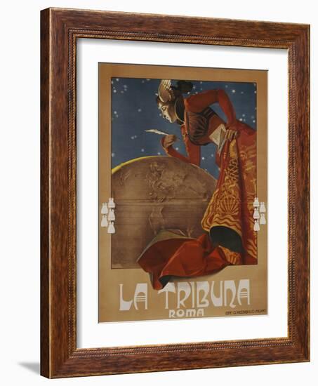 La Tribuna Roma Poster-Giovanni Maria Mataloni-Framed Giclee Print