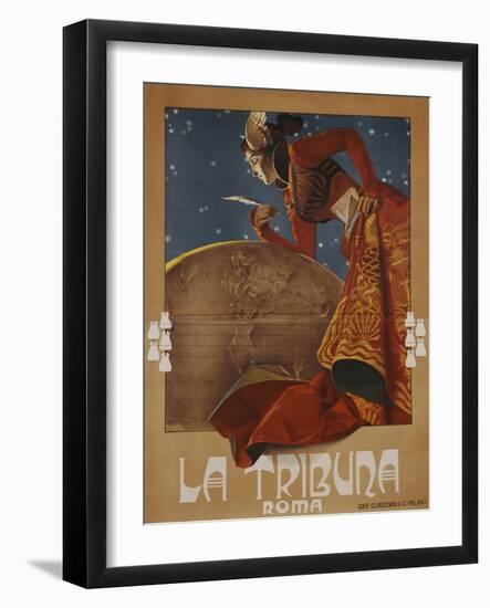 La Tribuna Roma Poster-Giovanni Maria Mataloni-Framed Giclee Print