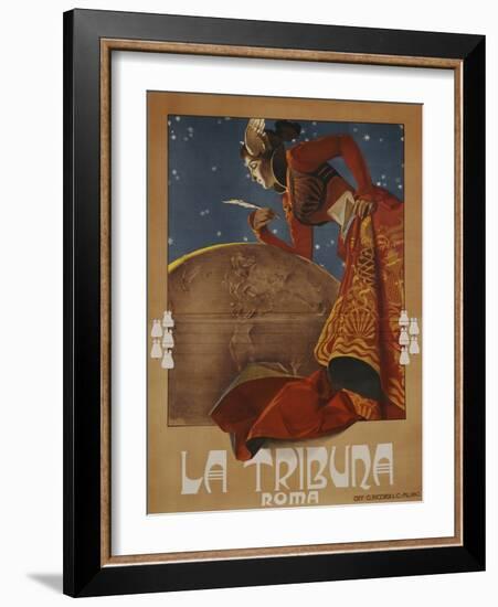 La Tribuna Roma Poster-Giovanni Maria Mataloni-Framed Giclee Print