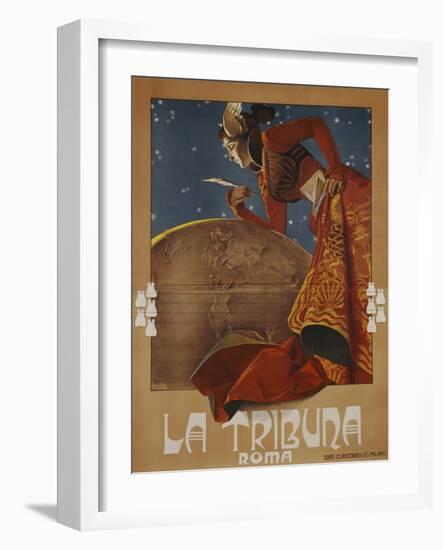 La Tribuna Roma Poster-Giovanni Maria Mataloni-Framed Giclee Print