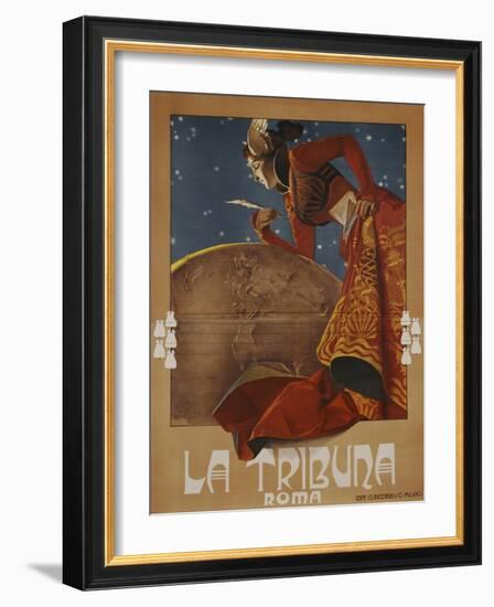 La Tribuna Roma Poster-Giovanni Maria Mataloni-Framed Giclee Print