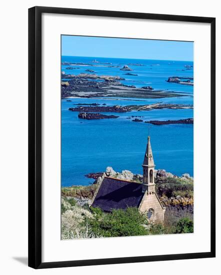 La Trinite Chapel at Ile-De-Brehat Archipelago, Cotes-D'Armor, Brittany, France-null-Framed Photographic Print