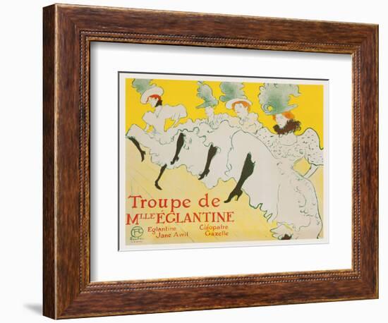 La Troupe de Mademoiselle Églantine, 1896-Henri de Toulouse-Lautrec-Framed Art Print