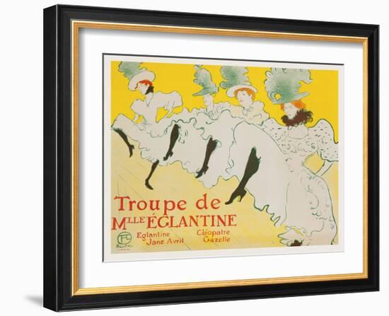 La Troupe de Mademoiselle Églantine, 1896-Henri de Toulouse-Lautrec-Framed Art Print