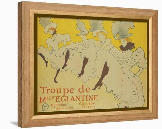 La Troupe de Mademoiselle Eglantine, 1896-Henri de Toulouse-Lautrec-Framed Premier Image Canvas