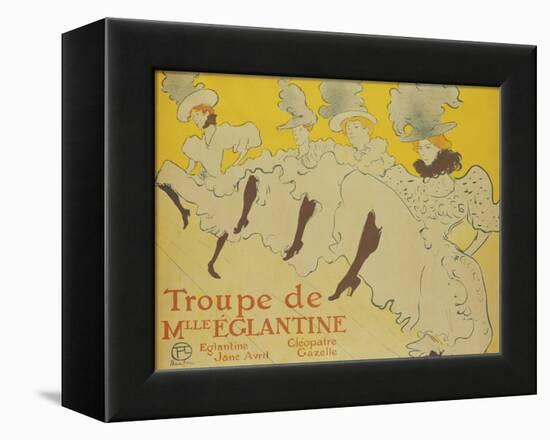 La Troupe de Mademoiselle Eglantine, 1896-Henri de Toulouse-Lautrec-Framed Premier Image Canvas
