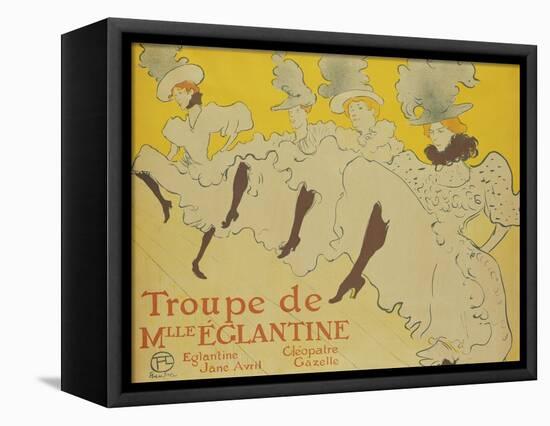La Troupe de Mademoiselle Eglantine, 1896-Henri de Toulouse-Lautrec-Framed Premier Image Canvas