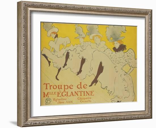 La Troupe de Mademoiselle Eglantine, 1896-Henri de Toulouse-Lautrec-Framed Giclee Print