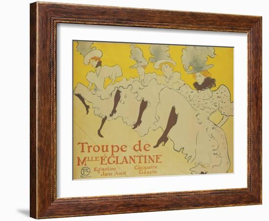 La Troupe de Mademoiselle Eglantine, 1896-Henri de Toulouse-Lautrec-Framed Giclee Print