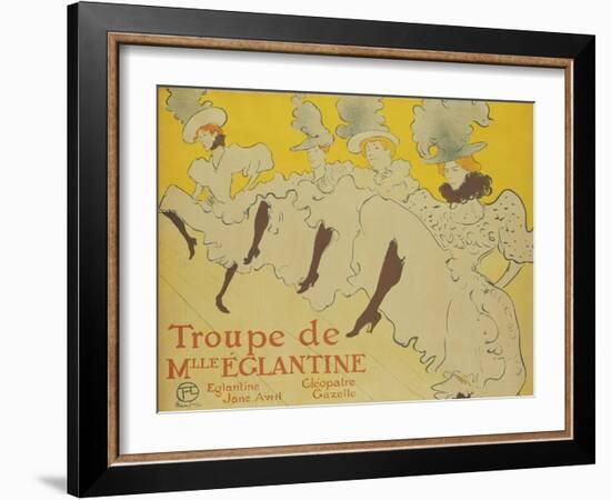 La Troupe de Mademoiselle Eglantine, 1896-Henri de Toulouse-Lautrec-Framed Giclee Print