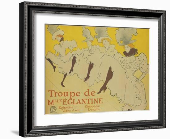 La Troupe de Mademoiselle Eglantine, 1896-Henri de Toulouse-Lautrec-Framed Giclee Print