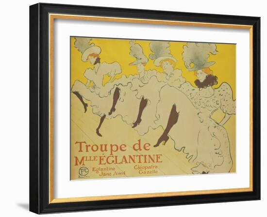 La Troupe de Mademoiselle Eglantine, 1896-Henri de Toulouse-Lautrec-Framed Giclee Print