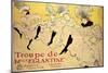 La Troupe de Mademoiselle Eglantine-Henri de Toulouse-Lautrec-Mounted Art Print