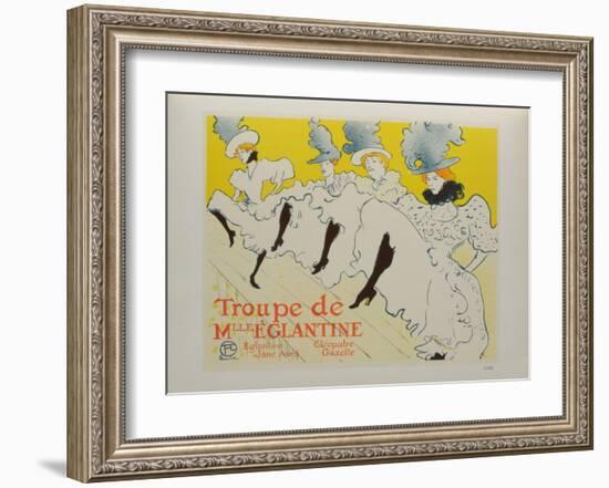 La troupe de Melle Eglantine-Henri de Toulouse-Lautrec-Framed Collectable Print